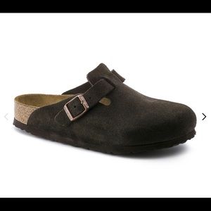 SOLD Birkenstock Boston Suede Clog